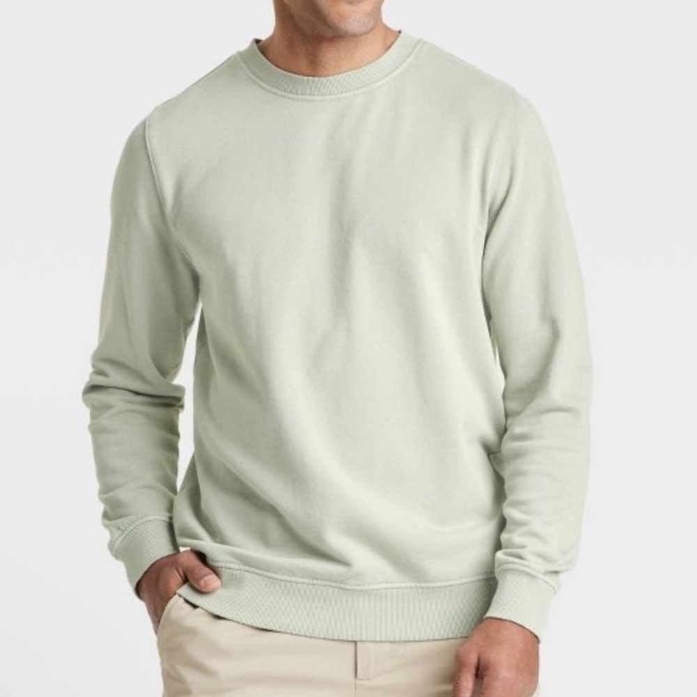 Goodfellow Men's French Terry Crewneck Pullover Sweatshirt Size XL